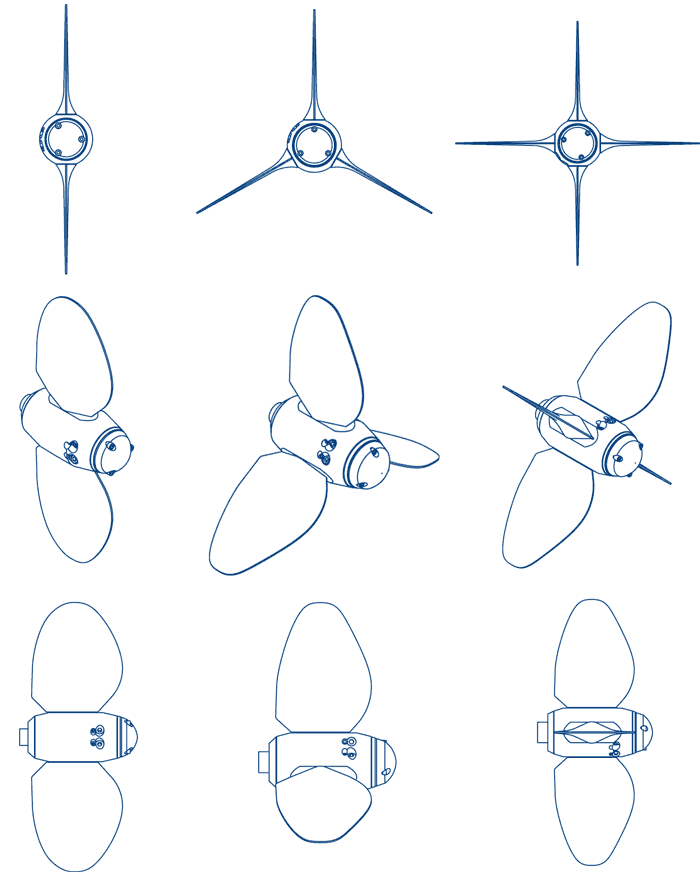MAXPROP "Easy 85" Drehflügel-Propeller (2- 3 und 4-Blatt) 20